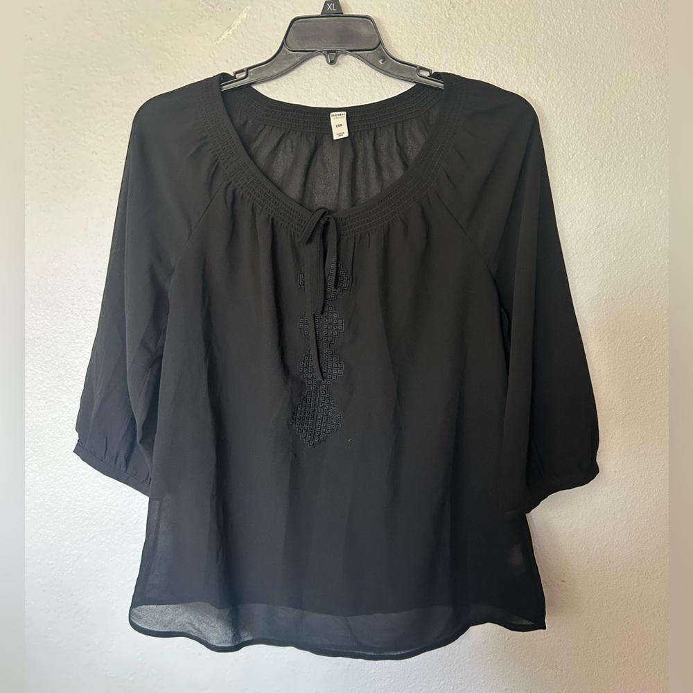 Old Navy Black Blouse